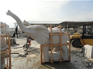 Natural Stone Sculpture, Animal Sculpture, Garden Sculpture, Elephant Sculpture