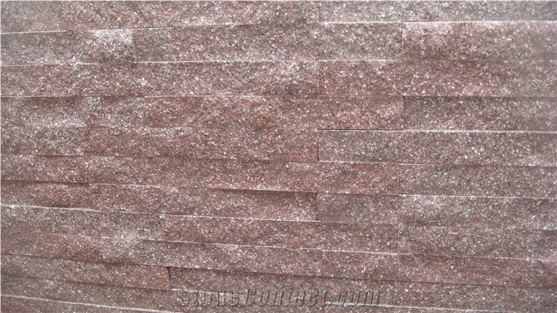 Sichuan Manao Red Granite Cultured Stone, China Red Granite Ledge Stone