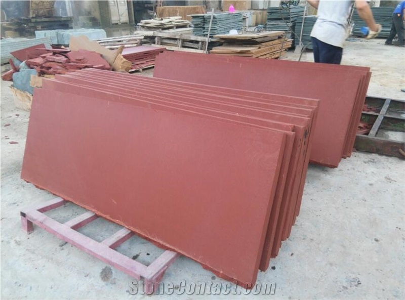 Sichuan Red Sandstone Slabs, Maple Red Sandstone Slabs & Tiles