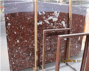 China Red Manmade Marble, Red Artificial Stone Slab