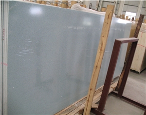 Light Blue Artificial Quartz Slab, China Manmade Blue Quartz Stone Tile,Engineered Stone with Solid Surface