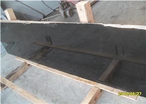Mongolia Black Basalt Polished Slab, China Black Basalt Lava Stone Tiles