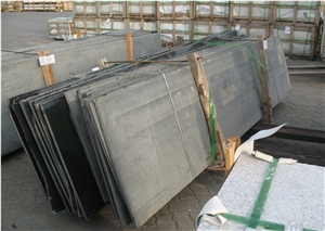 Mongolia Black Basalt Polished Slab, China Black Basalt Lava Stone Tiles