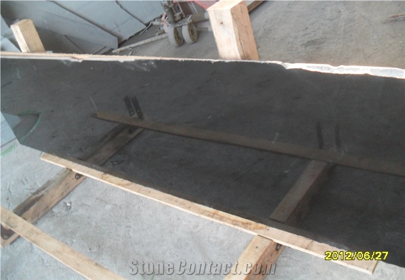 Mongolia Black Basalt Polished Slab, China Black Basalt Tiles