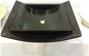 Guangxi Black Marble Sinks,Bathroom Basins,Vessel Sinks,China Black Marble Sinks