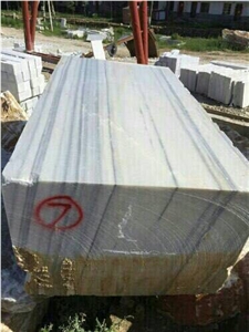 New Stone Myanmar Marmara White Marble Block,Straight Veins Crystal White Marble Blocks