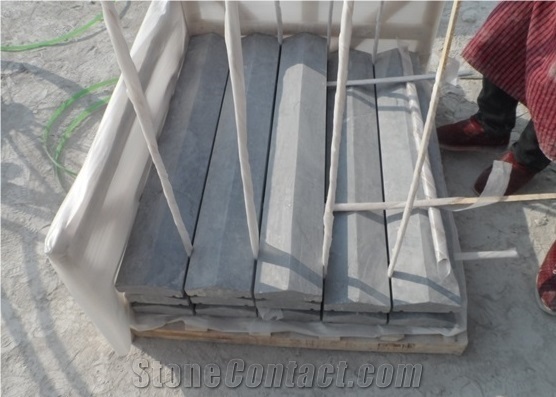 Blue Limestone Pillar Caps ,Wall Coping