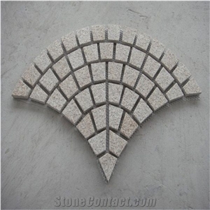 Fan Shaped Granite Pavement Setts