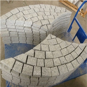Fan Shaped Granite Pavement Setts
