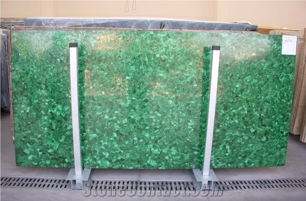 High Quality Green Malachite Semiprecious Stone Slabs
