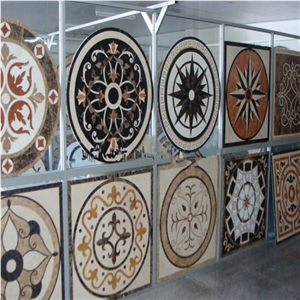 Marble Waterjet Medallion Design