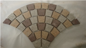 Multicolor Granite Paving Stone Cobblestone Multicolor Granite Paving Stone Cobblestone
