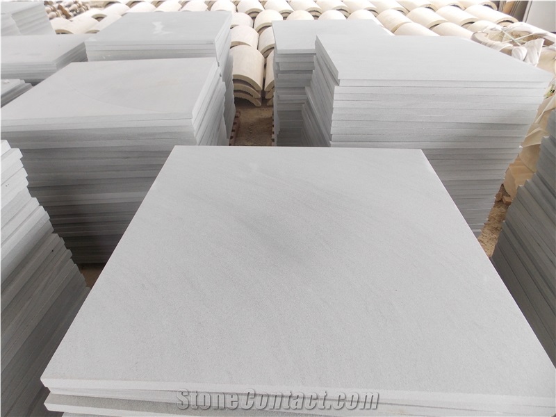 Off-White Sandstone Slabs Tiles