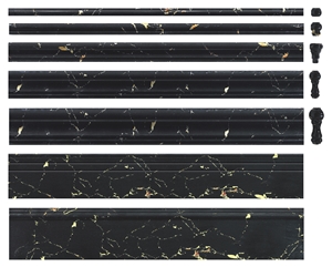 Portoro Gold Marble Molding Waist