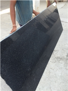 Black Pearl Granite Slabs, India Black Granite