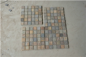Autumn Slate Mosaic Pattern