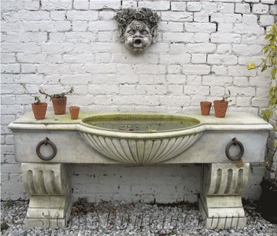 2015 Hot Sale Natural Beautiful Hand Carved Indoor and Outdoor Waterfall Wall Fountain Decoration