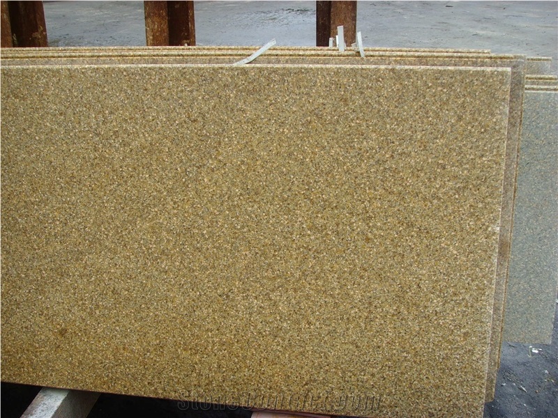 Best Selling Factory Price G350 Yellow Golden Granite Slabs & Tiles, China Golden Crystal Yellow Granite Slabs & Tiles