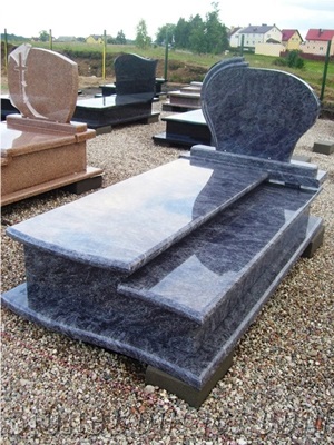 European Style Hand Carved Double Monuments, Double Tombstones