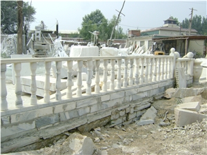 Exquisite White Outside Decorative Stone Balustrade and Railings