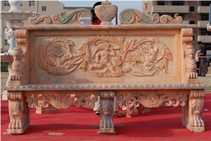 Stone Table , Garden Stone Table / Benches, Garden Stone Tables and Chairs