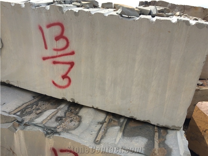 Kandla Grey Sandstone Block, India Grey Sandstone