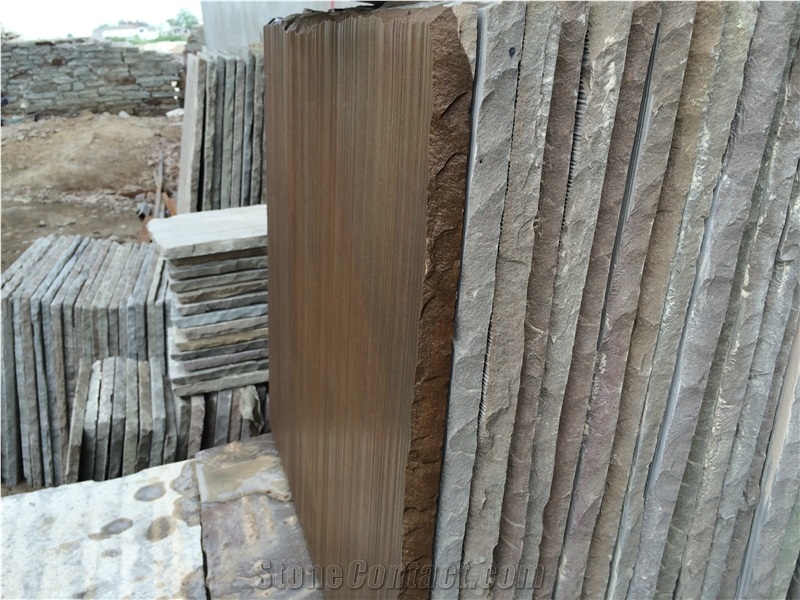 Multi Brown Sandstone Slabs & Tiles, Rajpura Brown Sandstone Tiles