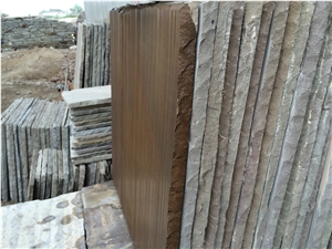 Multi Brown Sandstone Slabs & Tiles, Rajpura Brown Sandstone Tiles