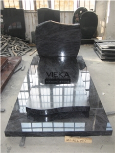 Bahama Blue Granite Tombstone & Orion Monument,Vizag Blue Granite Gravestone,India Blue Granite Headstone