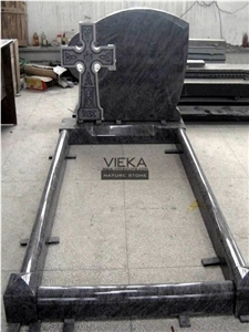Bahama Blue Granite Tombstone & Orion Monument, Vizag Blue Gravestone & India Blue Headstone