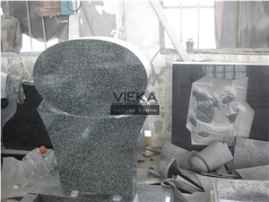 Beida Qing Granite Tombstone & Monument,Memorials,Gravestone & Headstone, Beida Green Granite Gravestone