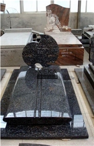 Blue Pearl Granite Tombstone & Monument,Memorials,Gravestone & Headstone