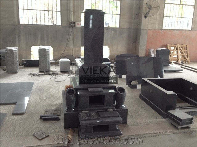 G654 Granite Tombstone & China Impala Monument,China Black Granite Gravestone & Headstone for Janpanese & Korean Market