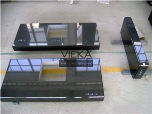 Shanxi Black Granite Tombstone & China Impala Monument,China Black Granite Gravestone & Headstone for Janpanese & Korean Market