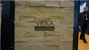 Slate & Quartzite Culture Stone Panel,Wall Panel,Ledge Stone,Veneer,Stacked Stone for Wall Cladding 60x15cm Retangle