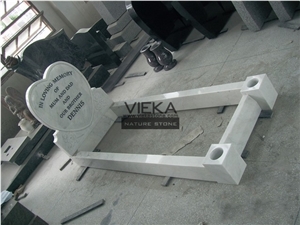 White Marble Tombstone & Monument,Memorials,Gravestone & Headstone