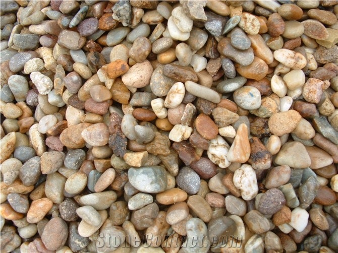 Flat River Stone Pebble Stone for Driveways Walkway