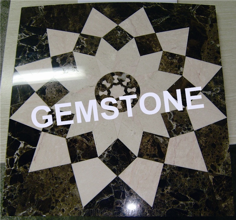 Floor Medallion Marble Cnc Cutting Waterjet