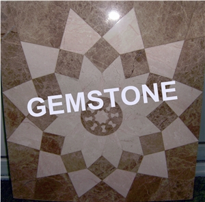 Floor Medallion Marble Cnc Cutting Waterjet