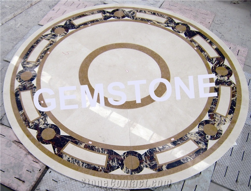 Marble Square Medallions Waterjet Medallions