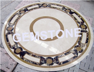 Marble Square Medallions Waterjet Medallions