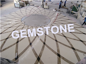 Marble Square Medallions Waterjet Medallions