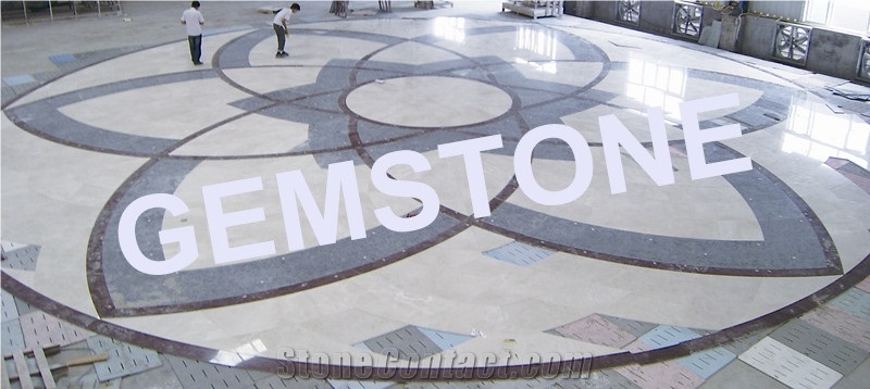 Marble Square Medallions Waterjet Medallions
