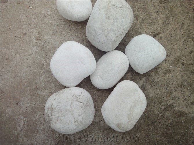 Polished Red Pebble Stone Landscaping Stone