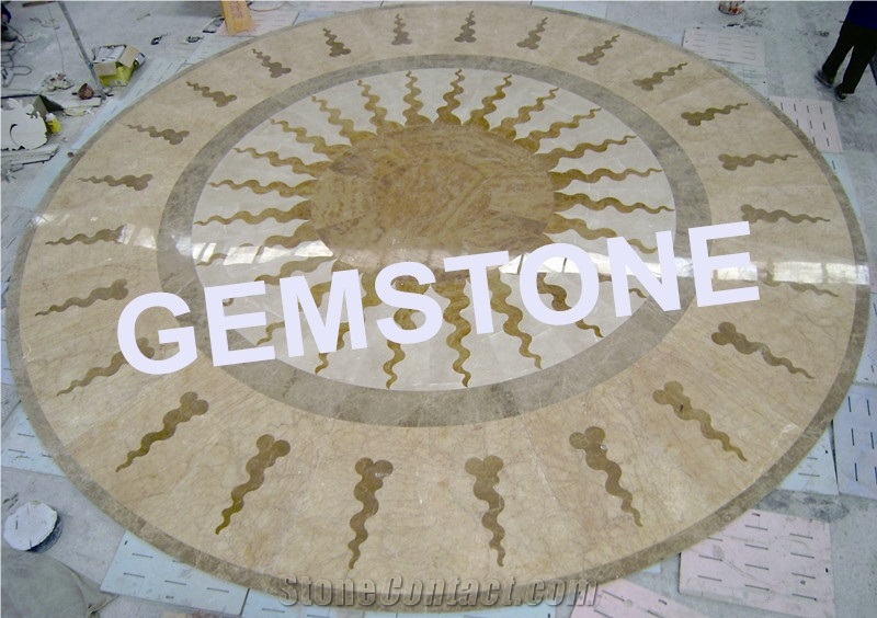 Totus Tuus Medallion Waterjet