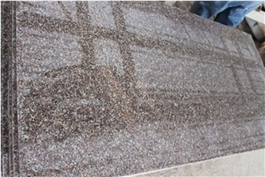 G363 Red Pink Granite Polished Slabs