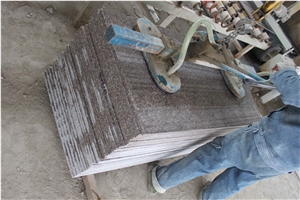 G363 Red Pink Granite Polished Slabs