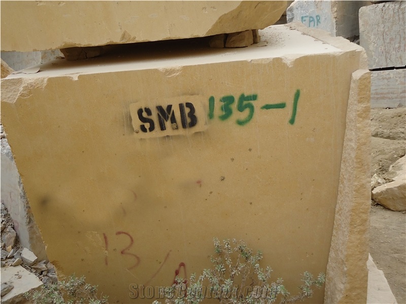 Yellow Mango Sandstone Blocks