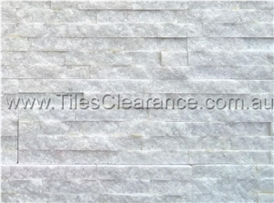 Crystal White Stack Wall Cladding