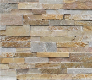 Sunset Stacked Stone Wall Cladding